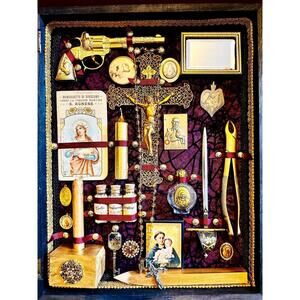 Vampire Slayer Kit Poster Golden 16” x 20” Print Transylvania Goth Wall Decor